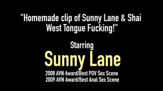 Homemade Clip Of Sunny Lane & Shai West Tongue Fucking