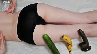 Dildo? Banana? Cucumber? Choosing Best For Tiny Pussy