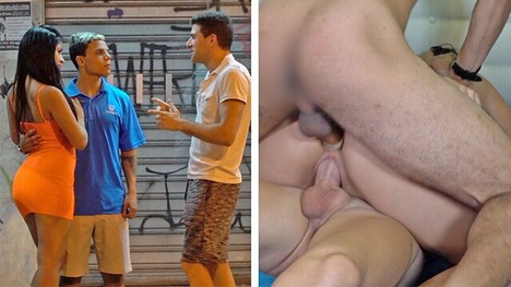 Brazilian Couple Double Penetrated & Caught By Gringo - Unanticipated Ending