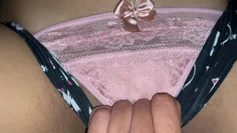 My Friend Came With These Shorts To My Apartment To Tease Me, And Showed Her Tight Pussy