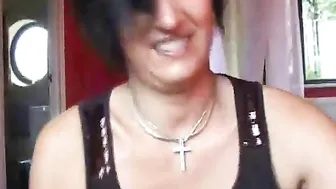 Short Haired German Milf Loves Blowjob