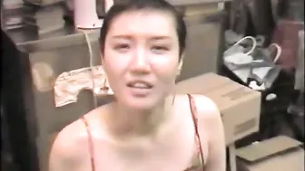 Korean Ex-Model Slumming It, Sucking Dicks In A Bar