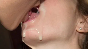 My Husband Finished In My Mouth And Licked All The Sperm Off Me