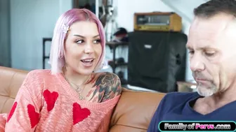 Tattooed Stepdaughter Gets Oral Sex And Takes Stepdad Cock (Filthy Rich)