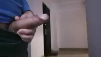 My Neighbor Noticed Me Jerking Off My Dick Near Her Apartment, She Likes To Look At My Dick, She Wants To Come Up And Masturbate