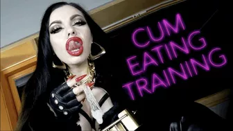 Cum Eating Training