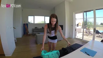 Skinny Teen Gets Fucked On Camera. Pov