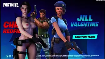 Fortnite Naughty Jill Valentine Getting Fucked In Boss Office [ Resident Evil, Hentai, Uncensored