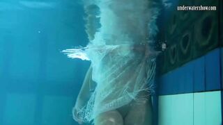 Polcharova And Siskina Wet Horny Underwater Lesbians