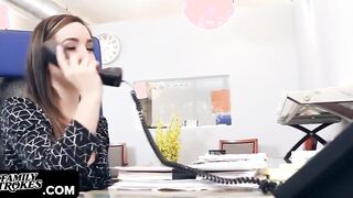 Naught Barely Legal Seduces Stepdaddy At Work