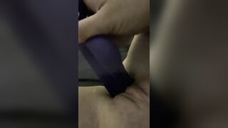 Masterbating With Thick Vibrating Toy